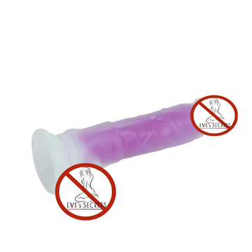 Fluorescent Realistic Dildo / Glowing Dick for Women / Huge Silicone Flexible Penis - EVE's SECRETS